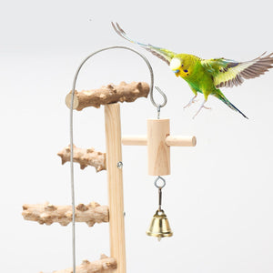 Enhance Your Bird's Playtime with the Bird Playground Wood Frame