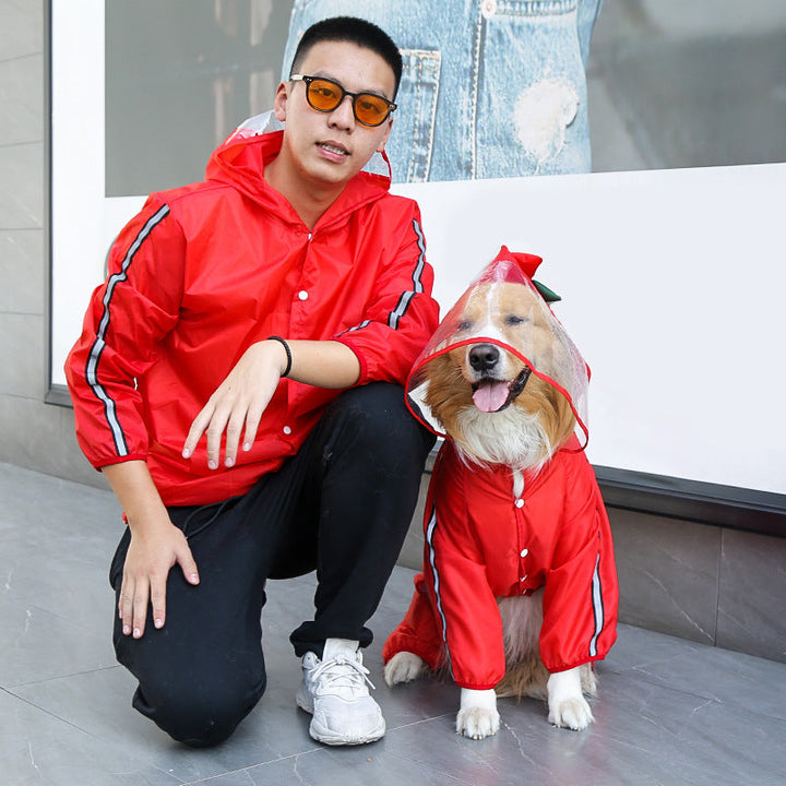 Keep Your Furry Friend Dry with Four-Legged Pet Waterproof Clothing