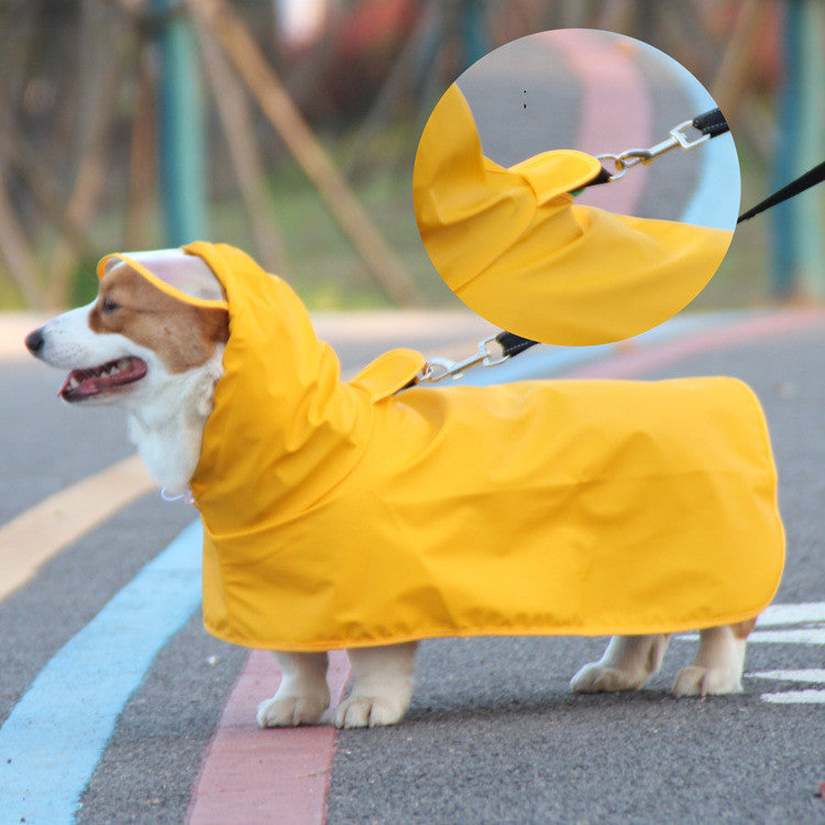 Dog Raincoat With Bellyband