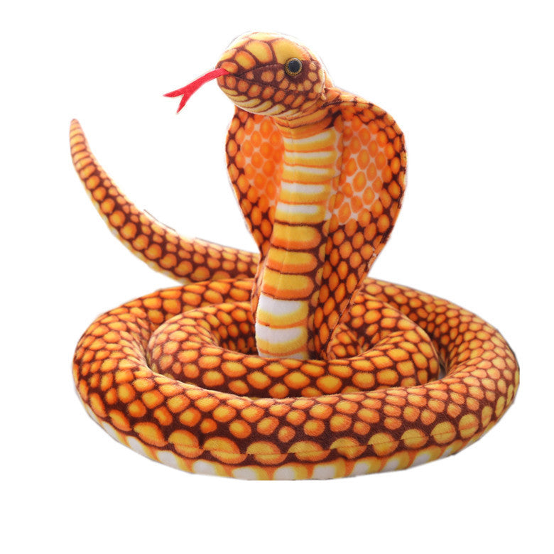 Printed Realistic Big Snake Toy