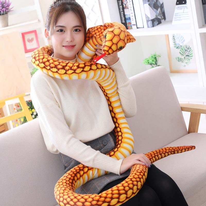 Printed Realistic Big Snake Toy