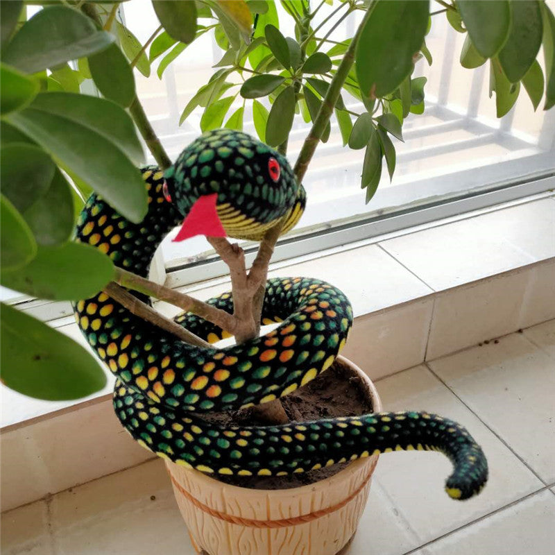 Simulation Snake Toy Python Doll