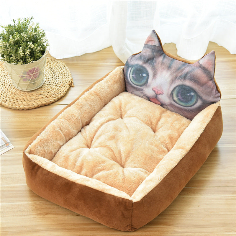 Large Pet Cat Dog Bed