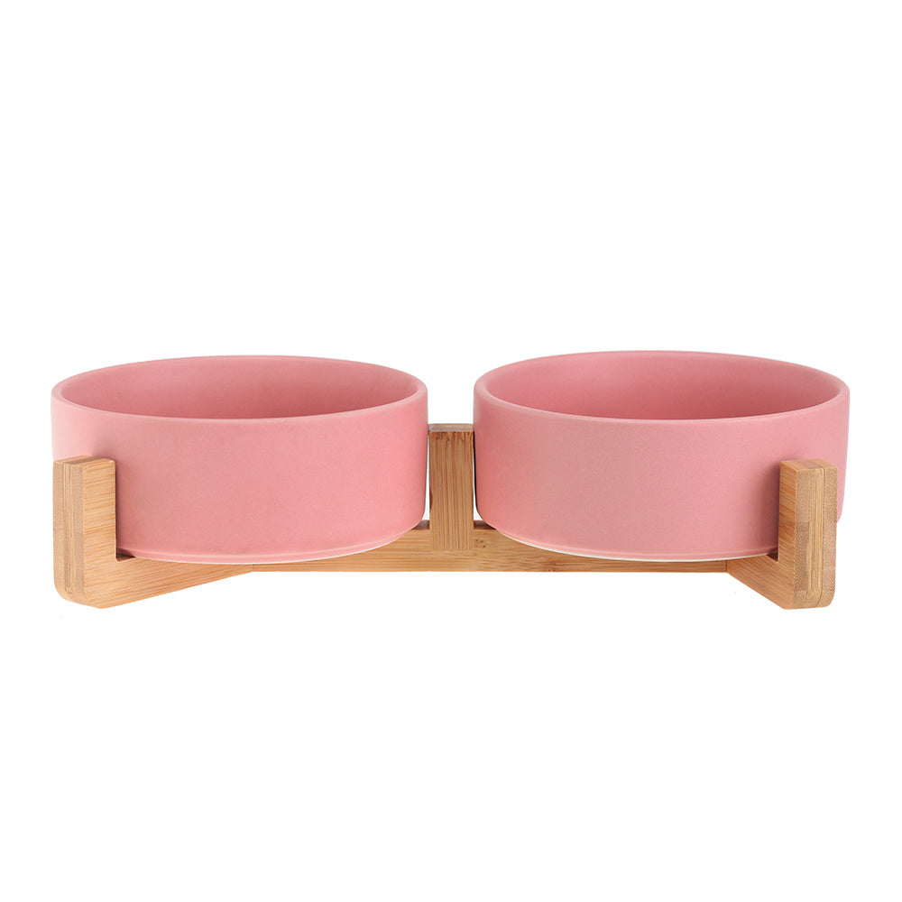 Ceramic Dog Bowl Cat Feeder