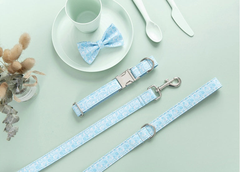 Paisley Pet Collar Leash Set