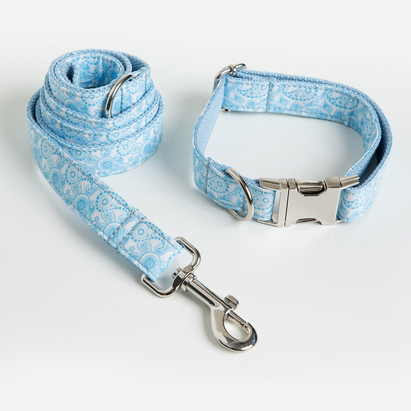 Paisley Pet Collar Leash Set