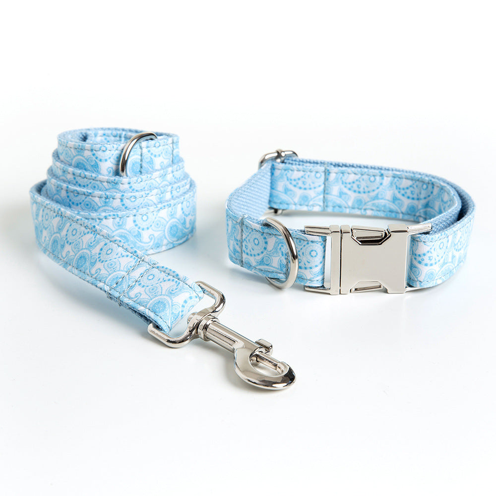 Paisley Pet Collar Leash Set