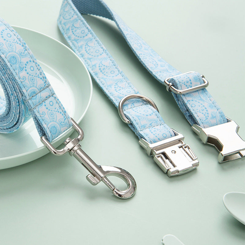 Paisley Pet Collar Leash Set