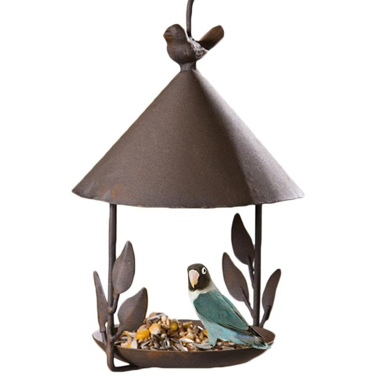 American wrought iron bird feeder