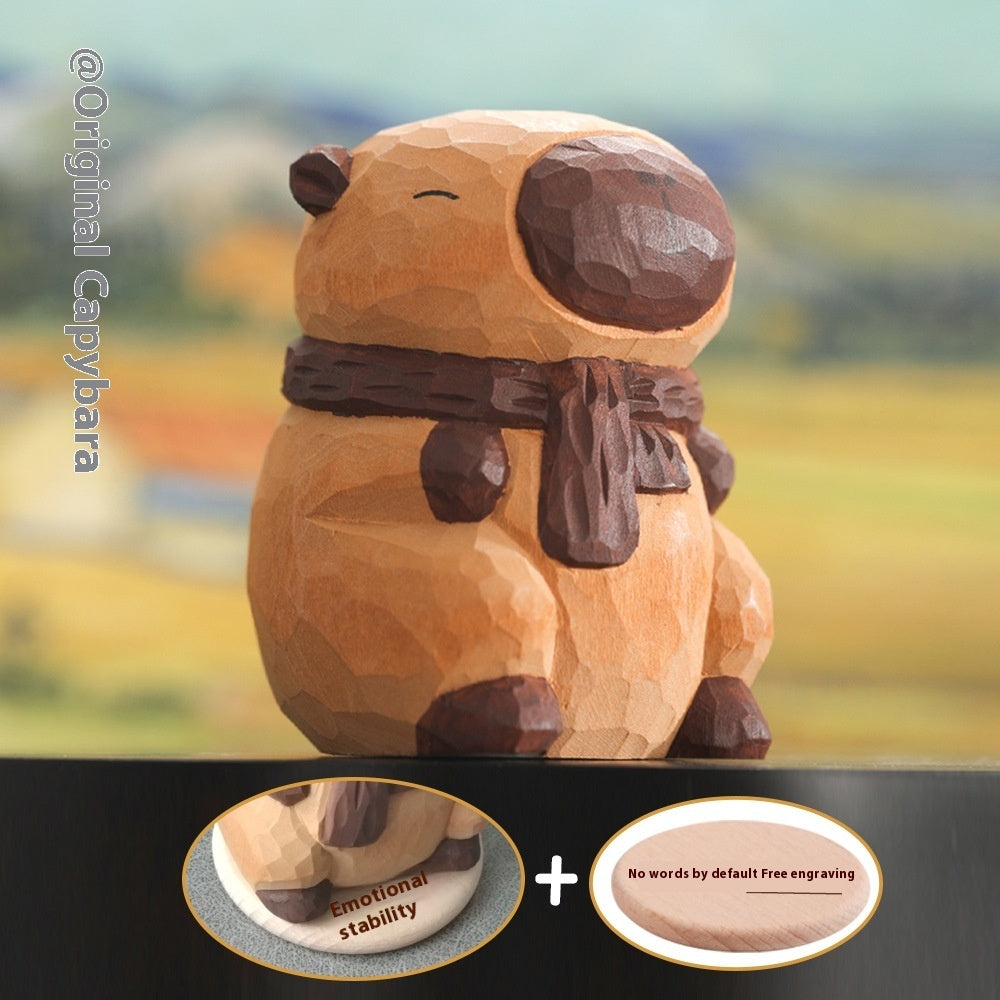 Guinea Pig Wooden Decoration