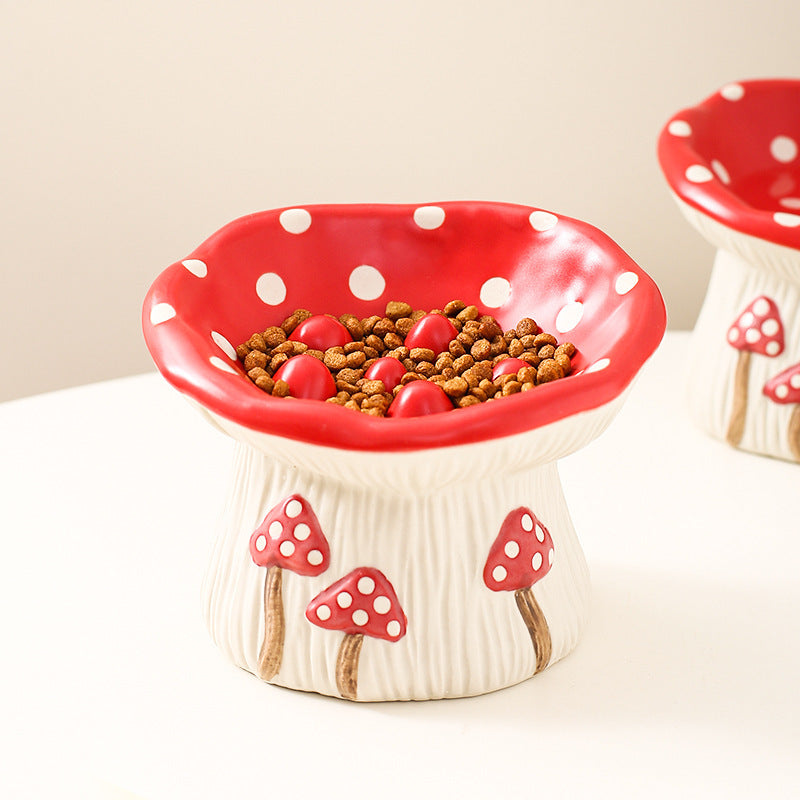 Creative Mushroom Pet Bowl