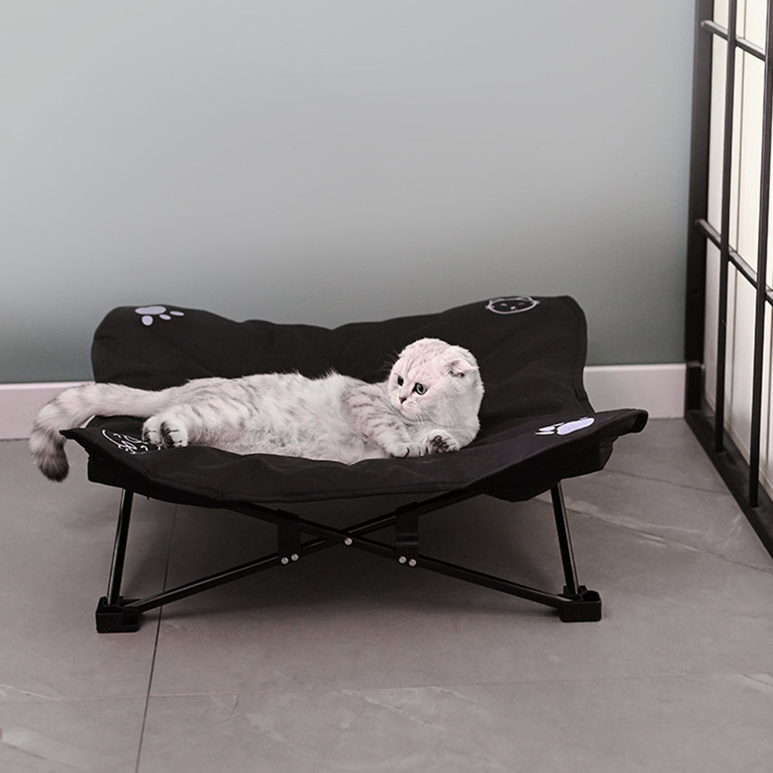 Outdoor pet folding bed