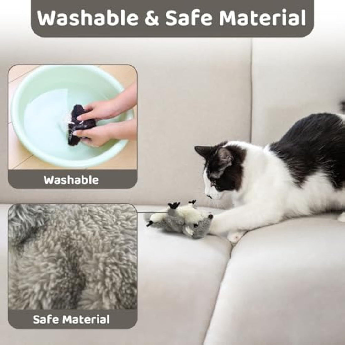Cat Toys Flapping Squirrel