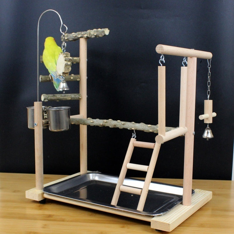 Parrot Toys Tiger Skin Bird Stand