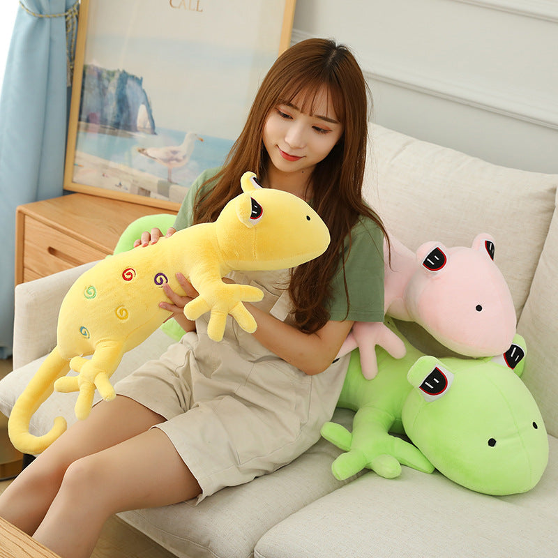 Funny gecko plush toy doll