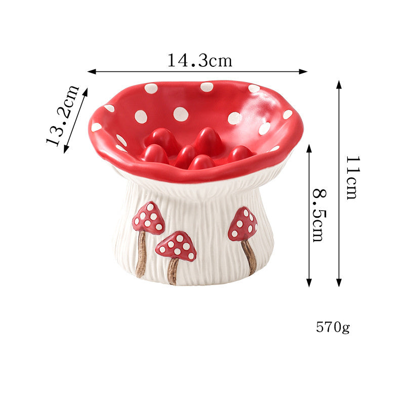Creative Mushroom Pet Bowl