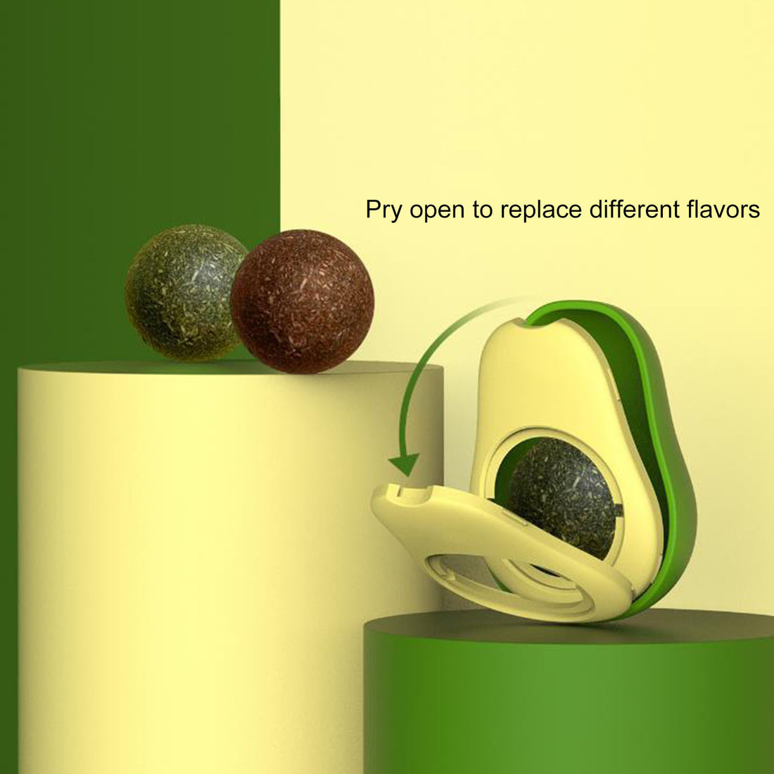 Cute Avocado Cat Toys