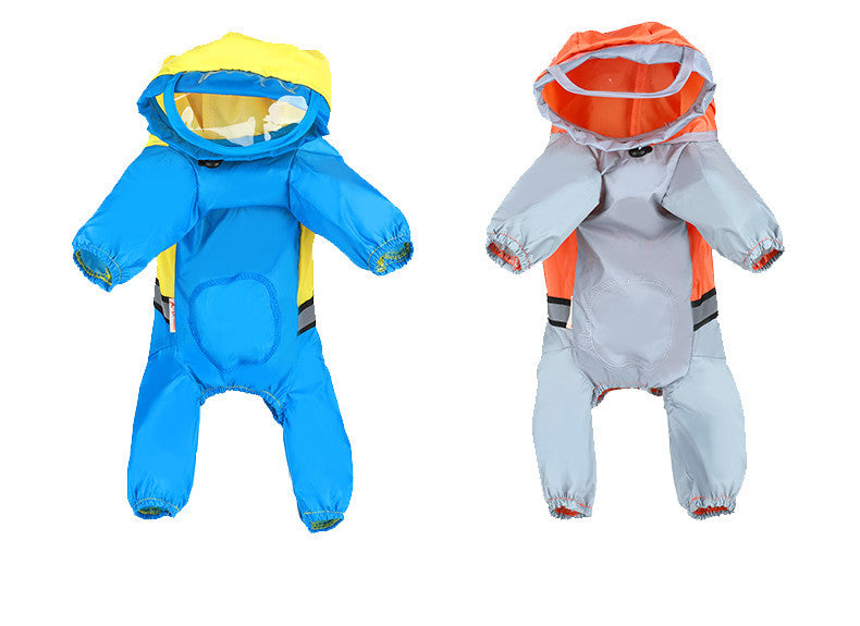 Pet dog raincoat tail waterproof