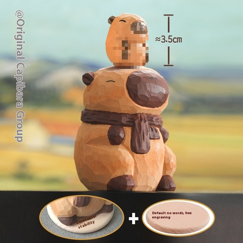 Guinea Pig Wooden Decoration