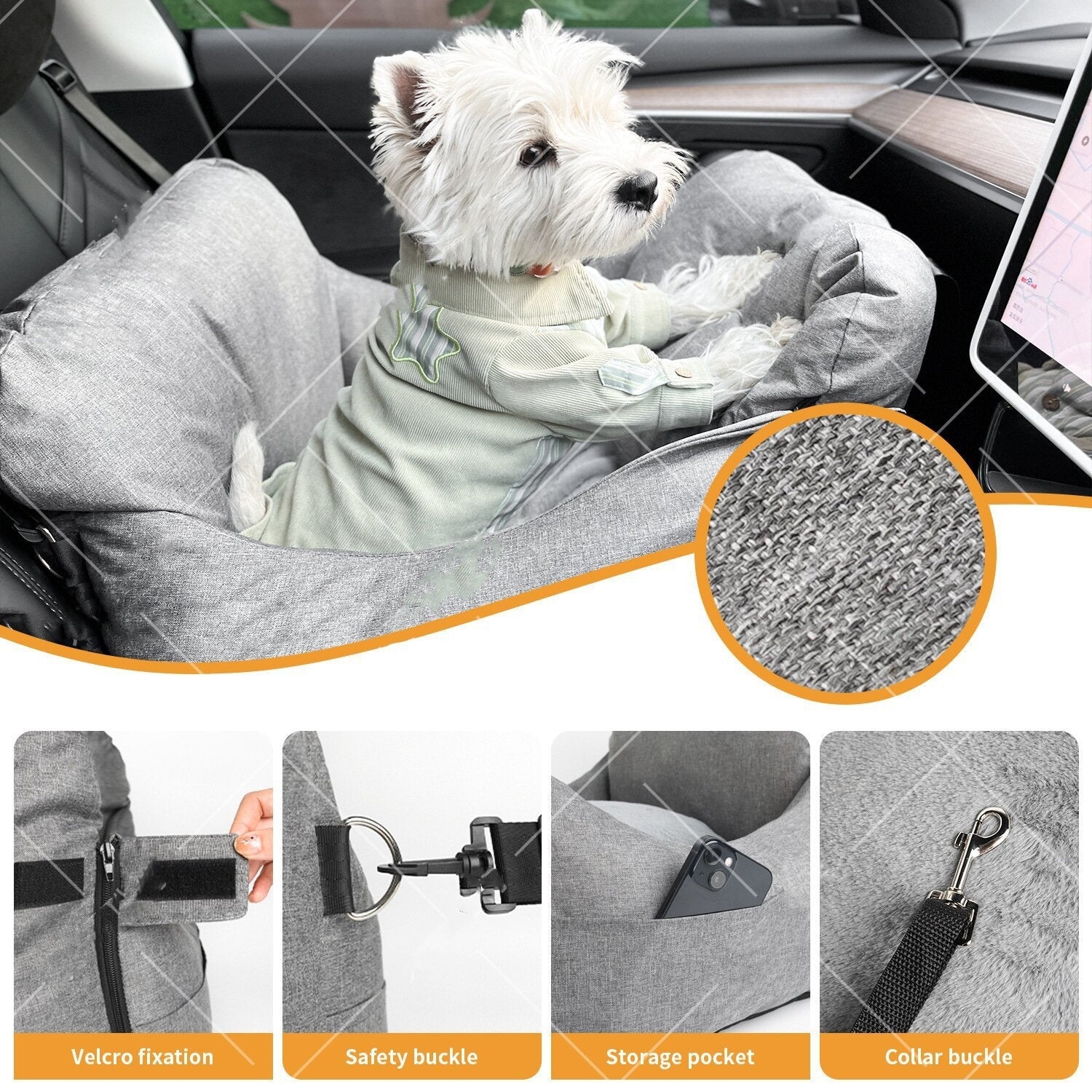 Travel Pet Car Kennel