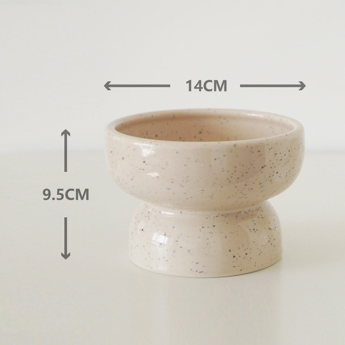 Ceramic Slanted Pet Water Bowl