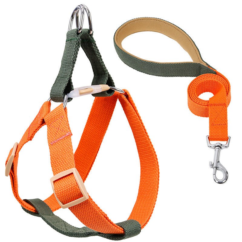 Pet Drawstring Leash Vest-style