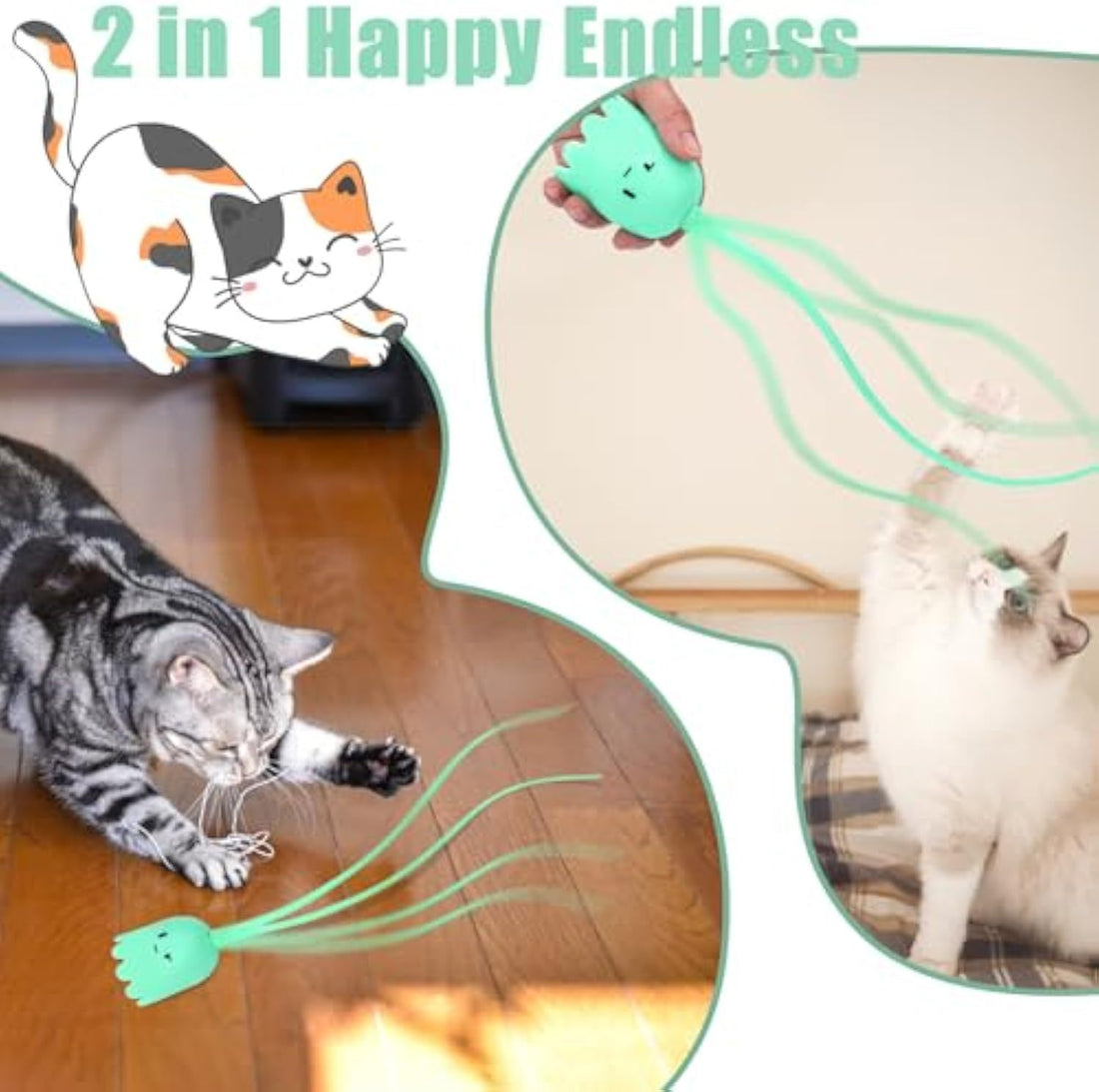 Swinging Tail Cat Toy