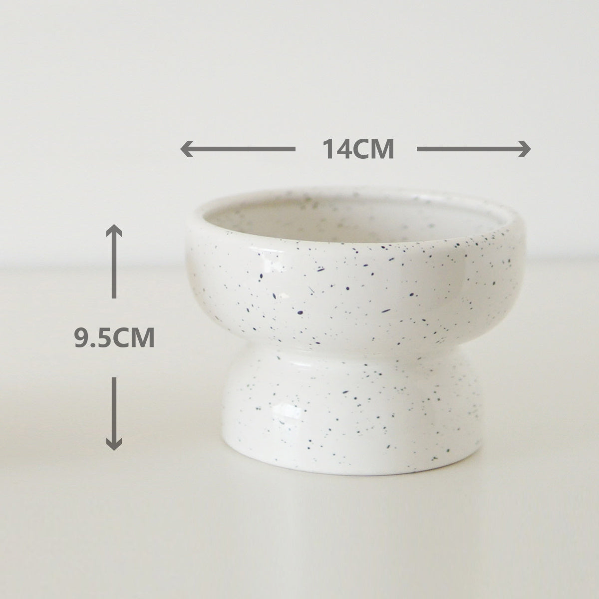 Ceramic Slanted Pet Water Bowl