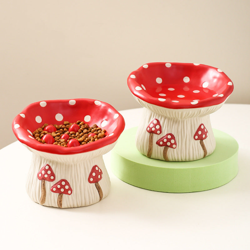 Creative Mushroom Pet Bowl