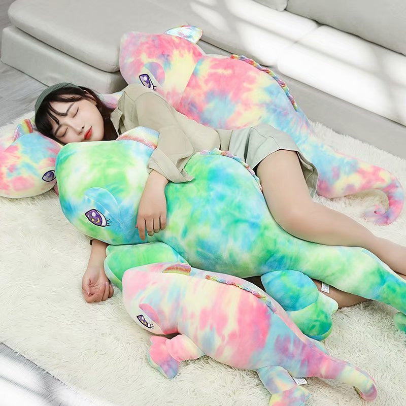Cute chameleon plush toy doll