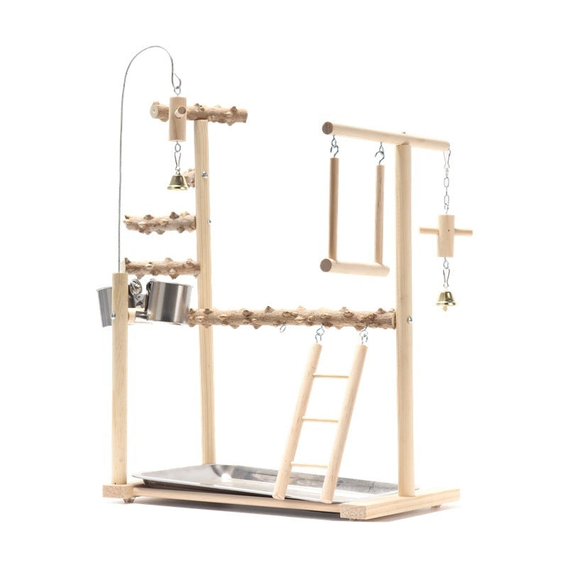 Bird Playground Wood Frame