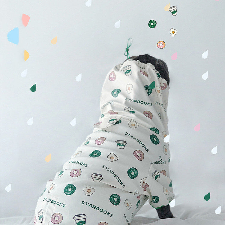 Leisure Pet Dog Raincoat Leather