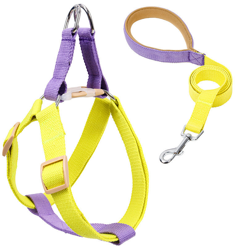 Pet Drawstring Leash Vest-style