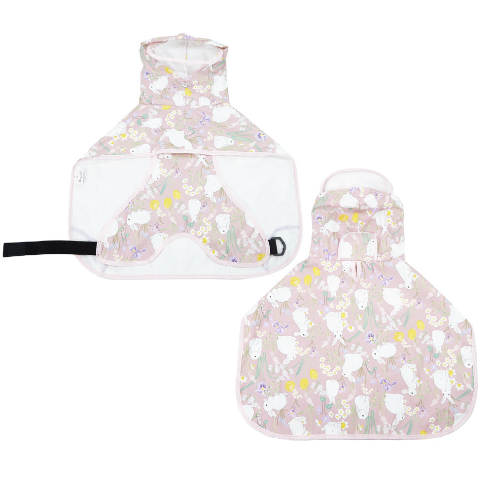 Dog Raincoat With Bellyband