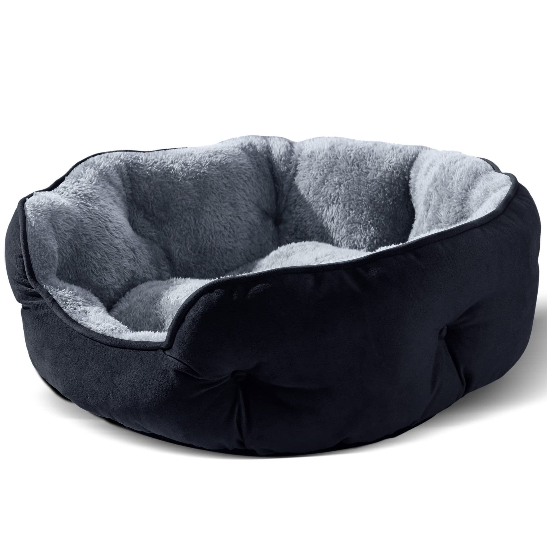 Cathouse Doghouse Round Pet Bed