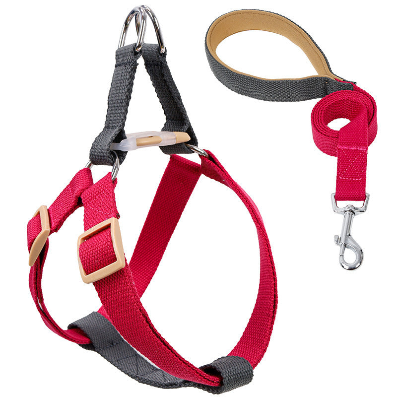 Pet Drawstring Leash Vest-style