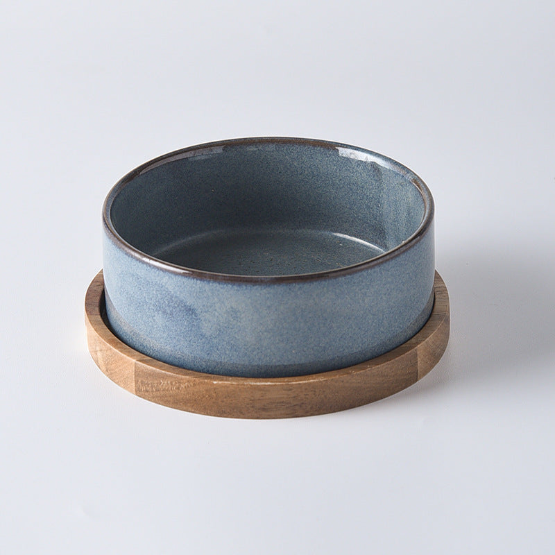 Pet Double Bowl Rice Basin