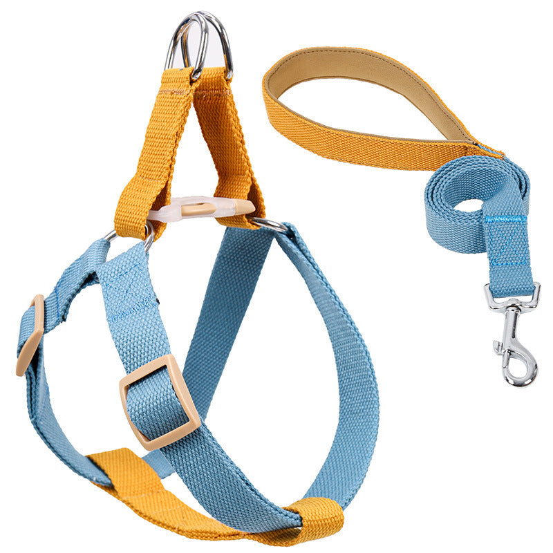 Pet Drawstring Leash Vest-style