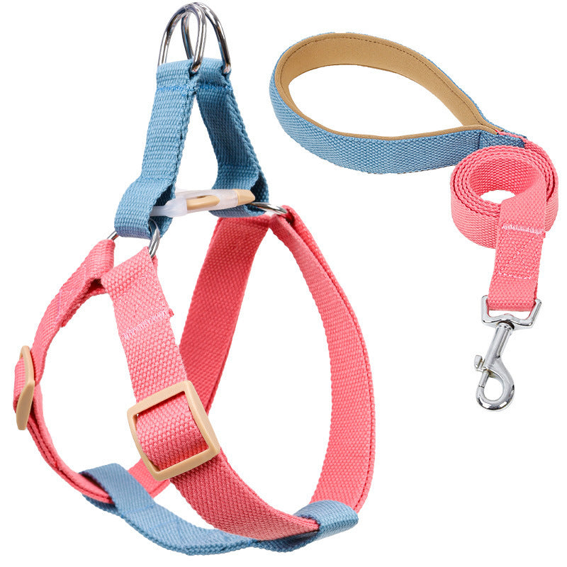 Pet Drawstring Leash Vest-style