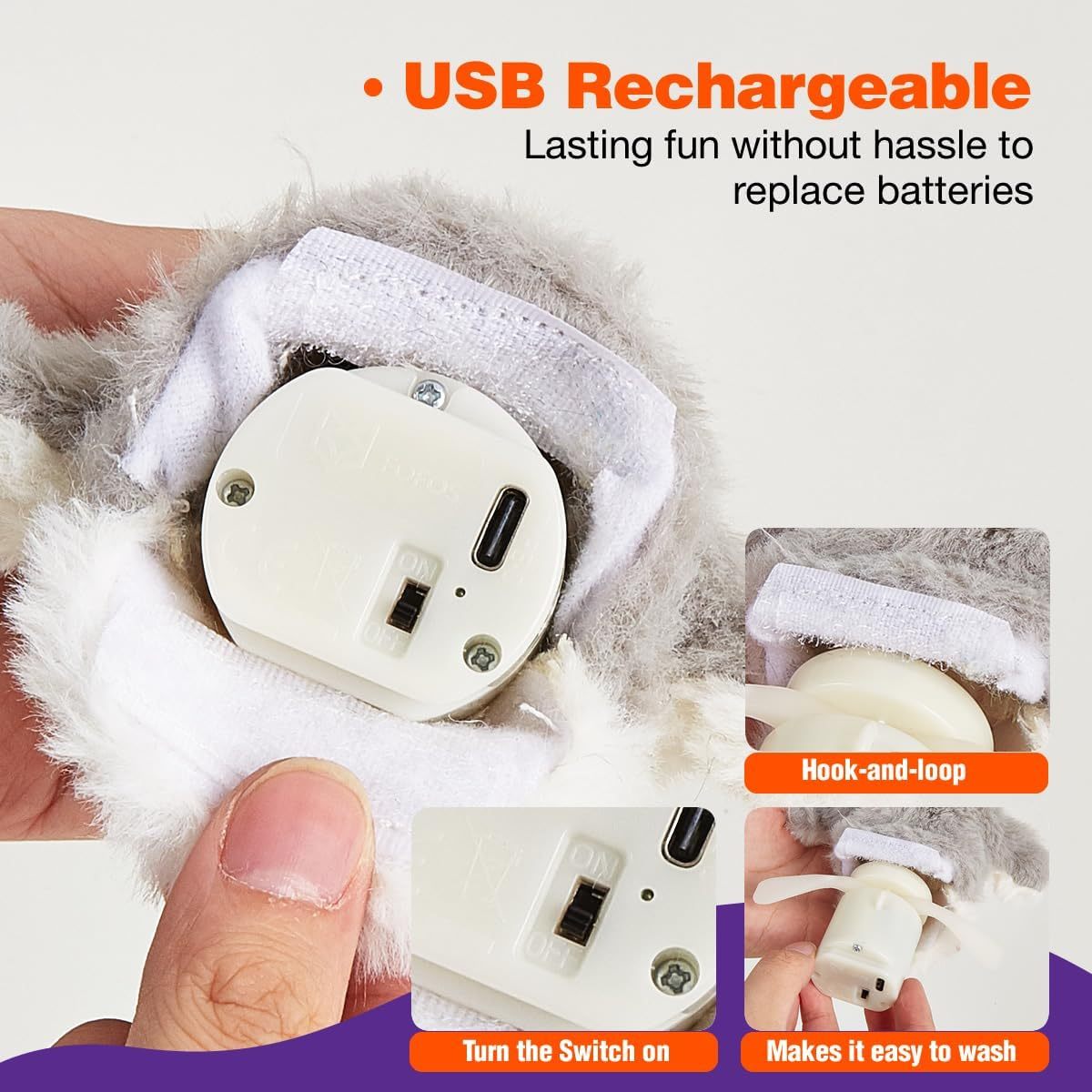 Interactive Cat Toy Rechargeable