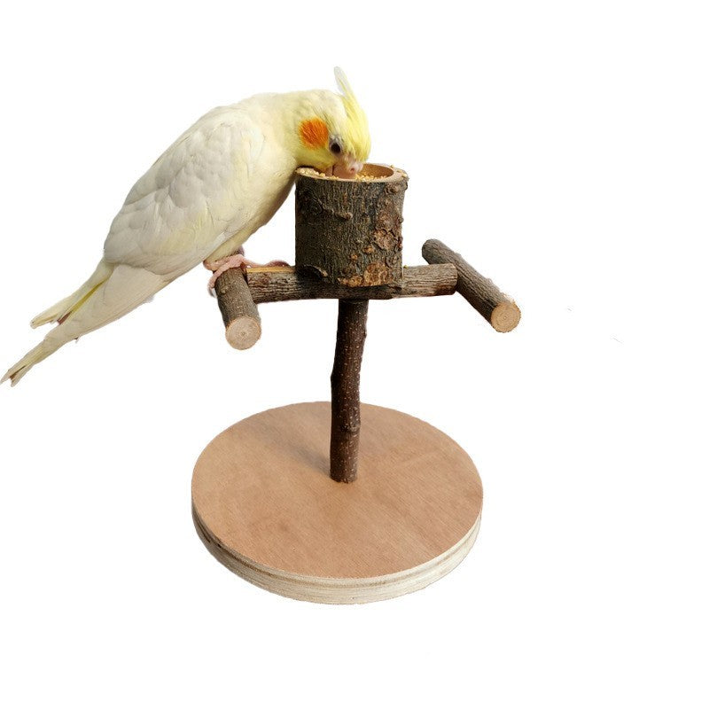 Solid Wood Parrot Toys