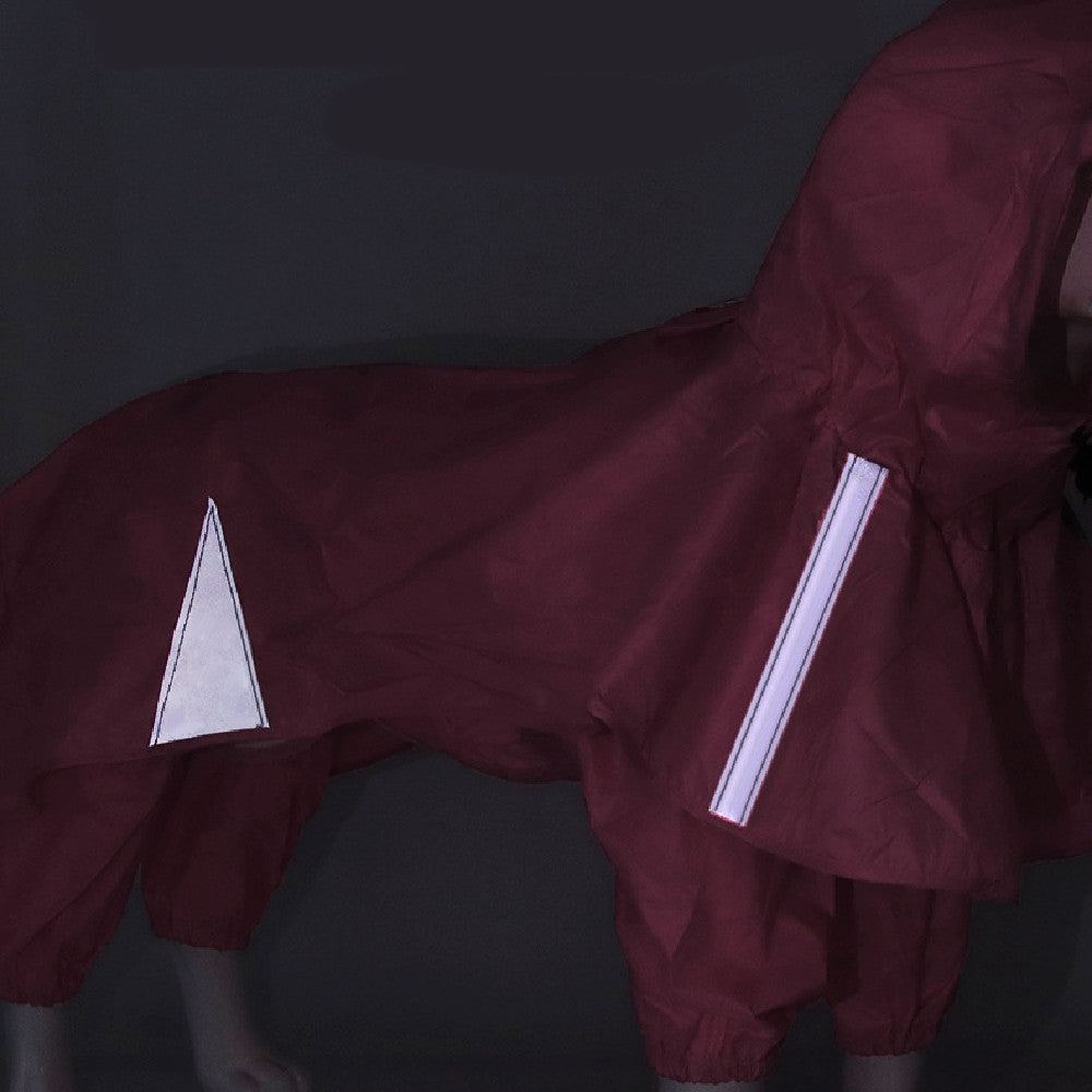 Pet Fashion Cloak Hooded Raincoat