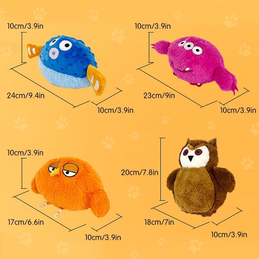 Active Moving Pet Plush Toy