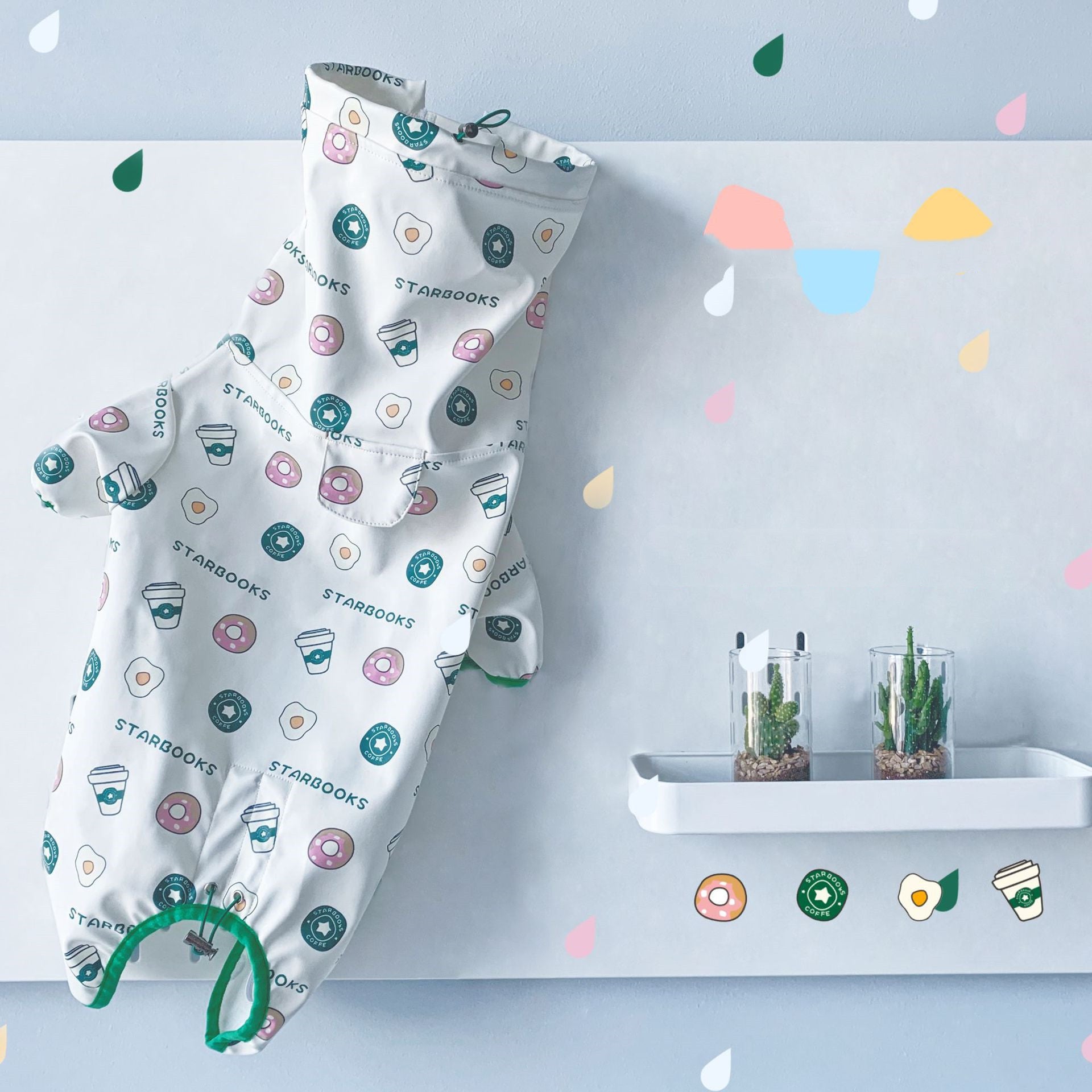 Leisure Pet Dog Raincoat Leather