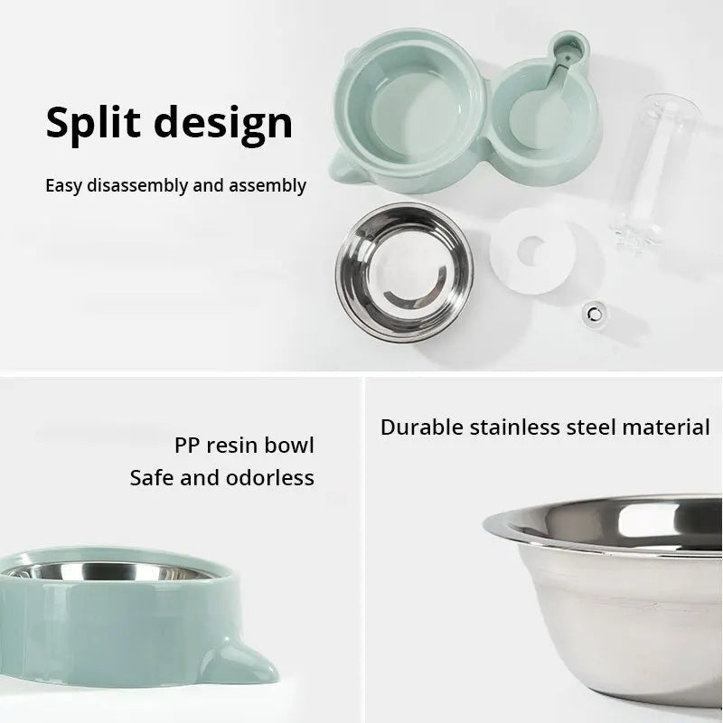 Pet Automatic Food Water Feeder