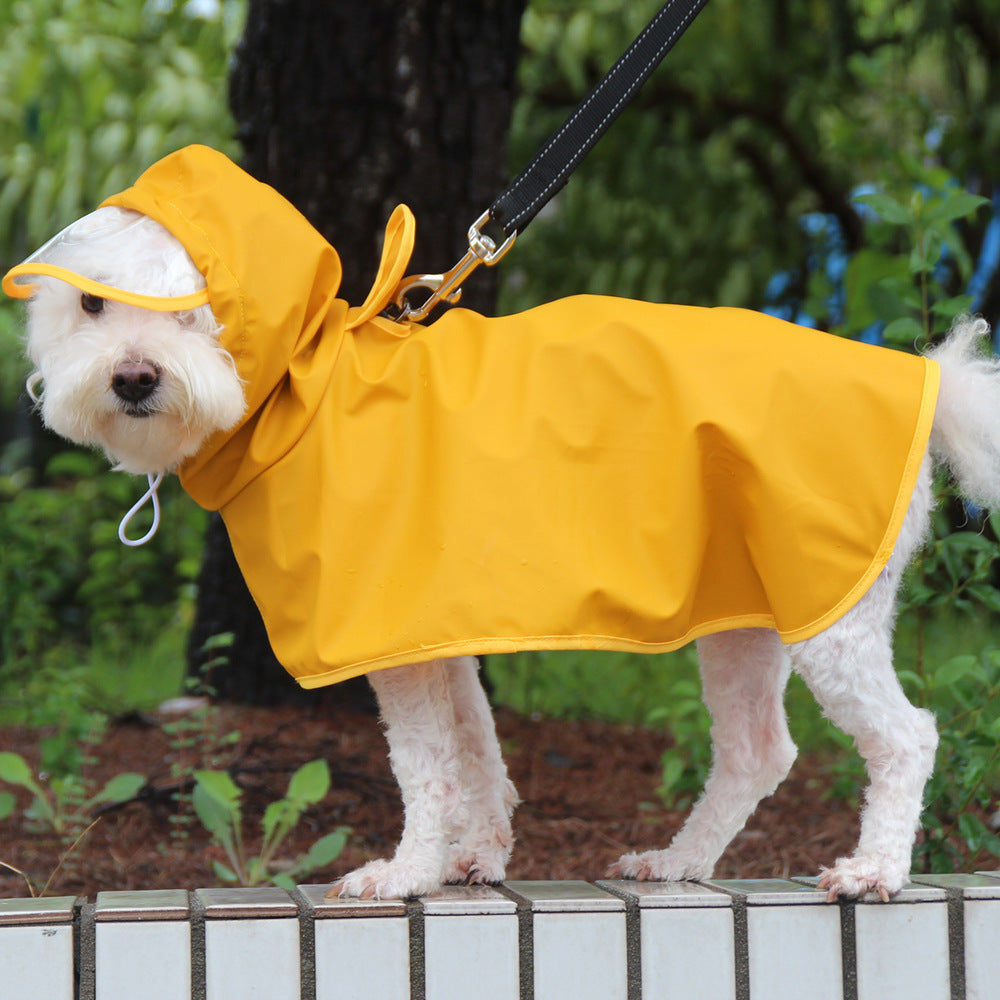 Dog Raincoat With Bellyband