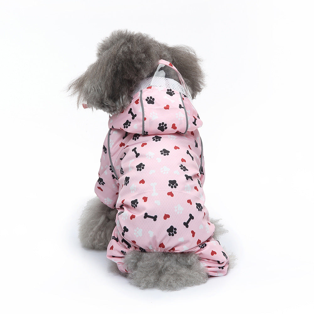 Pet Sound Dog Raincoat