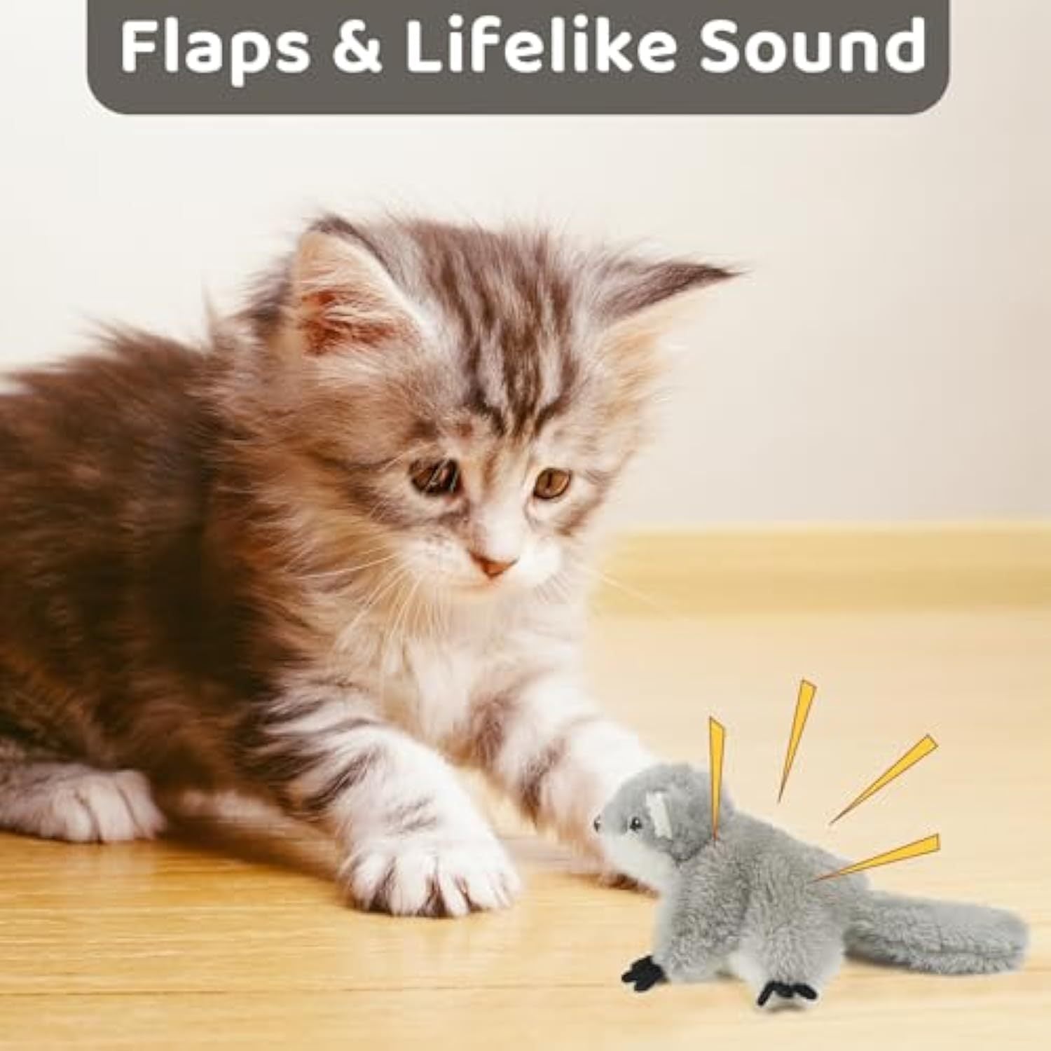 Cat Toys Flapping Squirrel