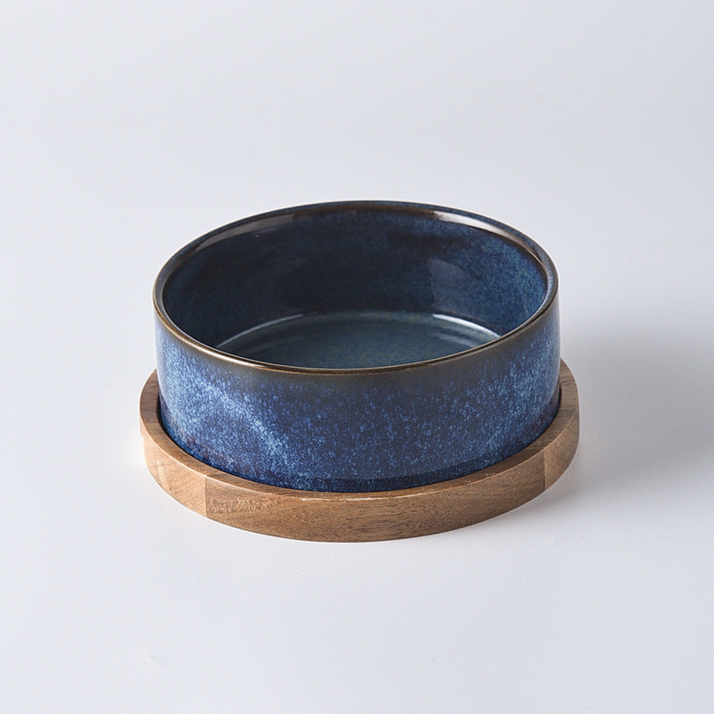 Pet Double Bowl Rice Basin
