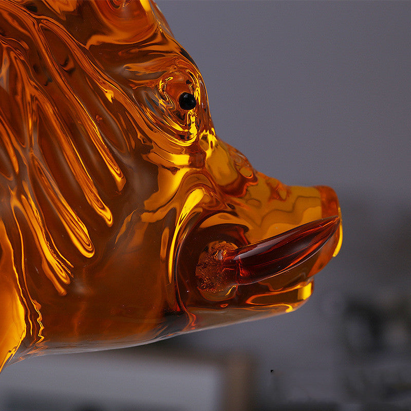 Zodiac Pig Shape Wine Bottle